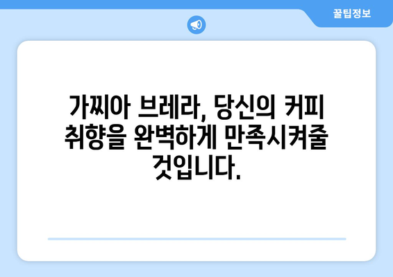 가찌아 브레라 전자동 에스프레소 머신 완벽 가이드 | 커피 추출, 관리, 청소, 팁